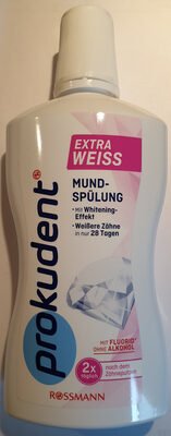 Dirk Rossmann GmbH, Prokudent, Rossmann Mundspülung extra weiss