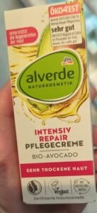 DM Alverde Intensiv Repair Pflegecreme