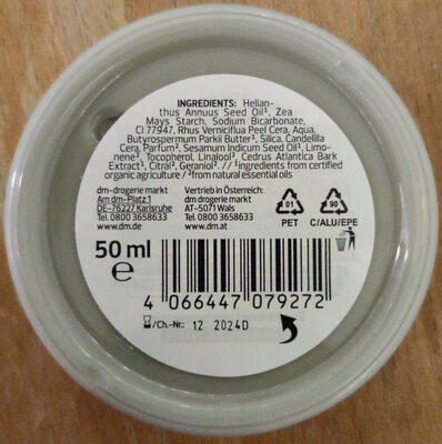 DM, alverde Rough Nature Deocreme