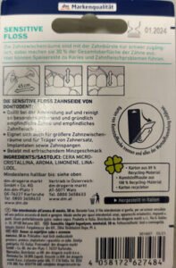 Dontodent Zahnseide Sensitive Floss