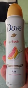 Dove Antitranspirante aerosol aroma pomelo y hierba limón