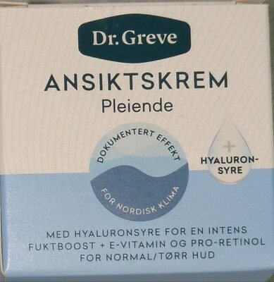 Dr.Greve Ansiktskremer pleiende