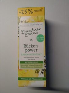 Dresdner Essenz Rücken power Badekonzentrat