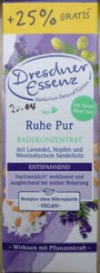 Dresdner Essenz Ruhe Pur Badekonzentrat