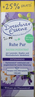 Dresdner Essenz Ruhe Pur Badekonzentrat