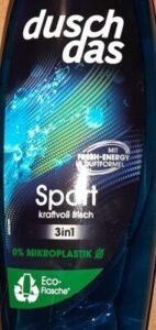 duschdas, Unilever dusch das "Sport"