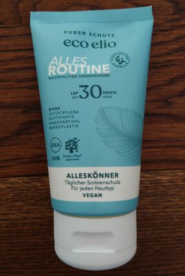 eco elio Alles Routine nachhaltige Sonnencreme