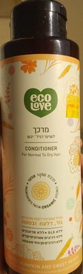EcoLove מרכך לשיער רגיל-יבש