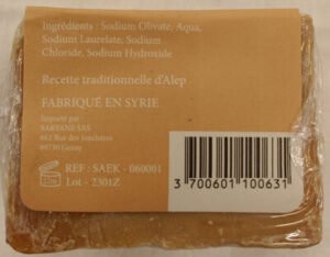 ekolep savon d’Alep