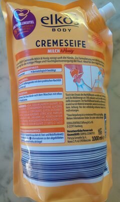 elkos elkos Body Milch & Honig Süss duftende Cremeseife