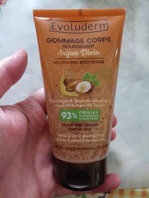 Evoluderm gommage corps argan