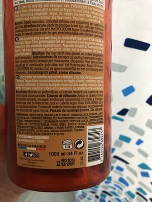 Evoluderm Shampoing Argan Divin