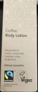 Fair squared products Coffee body lotion
