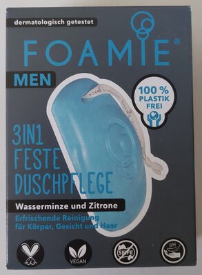 Foamie Men – Wasserminze und Zitrone