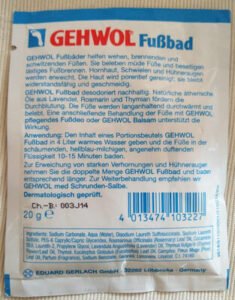 Gehwol, Gehwol med Fußbad