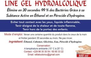 GEL, Line business plus Line gel hydroalcoolique