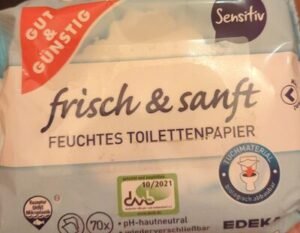 Gut & Günstig Feuchtes Toilettenpapier