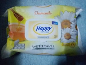 Happy Happy wet wipes-Chamomile