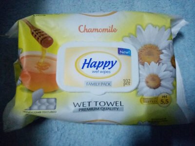 Happy Happy wet wipes-Chamomile