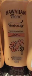 Hawaiian Tropic Luminosity protective sun lotion SPF 50