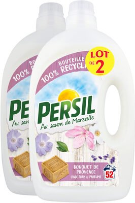 Henkel, Persil Persil Lessive Liquide Bouquet de Provence 2,6l 52 Lavages Lot de 2