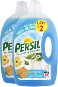 Henkel, Persil Persil Lessive Liquide l’Essentiel 2,6l 52 Lavages Lot de 2