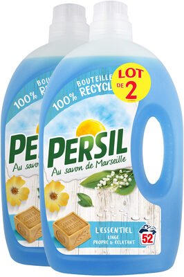 Henkel, Persil Persil Lessive Liquide l’Essentiel 2,6l 52 Lavages Lot de 2