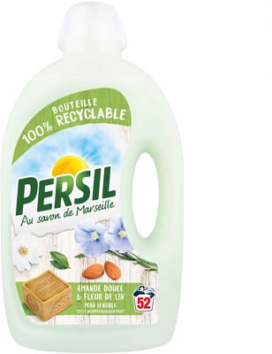 Henkel, Persil Persil Lessive Liquide Peau Sensible Amande Douce 2,6l 52 Lavages