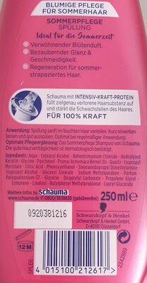 Henkel, Schauma Sommerpflege Spülung