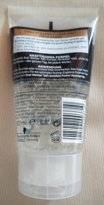 Henkel, Schwarzkopf 3 Wetter Taft Power Invisible Gel