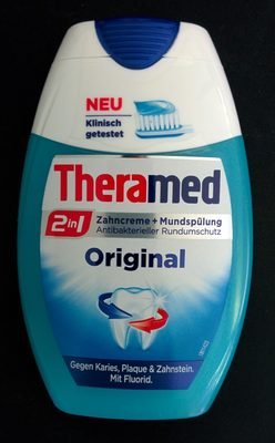 Henkel, Theramed, Schwarzkopf & Henkel 2 in 1 – Zahncreme + Mundspülung – Original