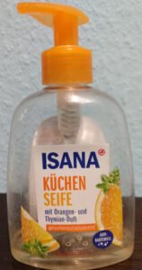 isana Küchen Seife mit Orangen- und Thymian-Duft