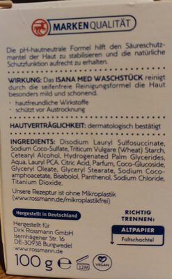 ISANA MED SEIFENFREIES WASCHSTÜCK
