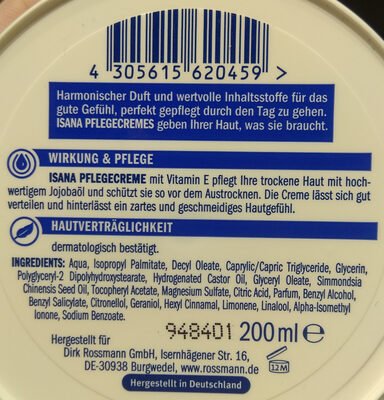 Isana Pflege Creme