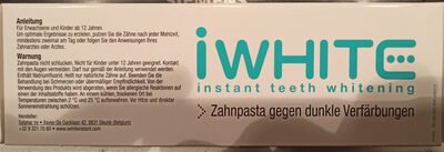 iWHITE instant teeth whitening