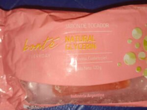 jabon bonte natural glycerin