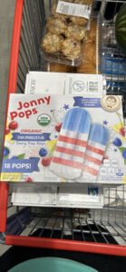 Jonny Pops Organic Star-Spangled Flag Dairy Free Pops