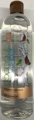 Just Coco Coconut Water Superbly Luscious Shampoo with coconut oil