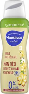 Jx F, Mondavon, Monsavon Monsavon Déodorant Femme Spray Compressé Vanille Toute Délicate 100ml
