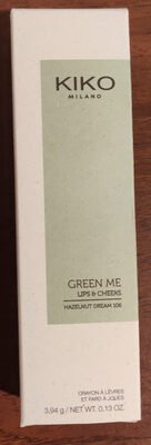 Kiko green me lips & cheeks 106