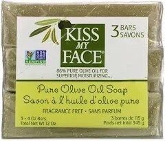 Kiss My Face Olive Oil Soap – Bar, Unscented.