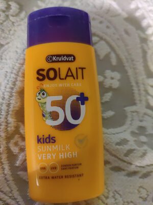 kruidvat kruidvat Solait kids sunmilk 50+ very high