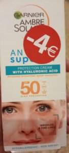L’Oréal, L’Oreal Consumer products, Garnier Garnier solar ambre anti-age super UV