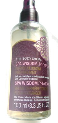 L’Oréal, L’Oreal Luxe, The Body Shop Spa wisdom Maroc Brume dernière touche fleur d’oranger