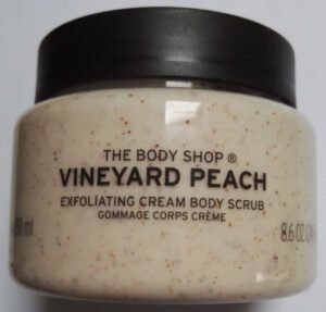 L’Oréal, L’Oreal Luxe, The Body Shop The body shop crème exfoliante corps pêche de vigne