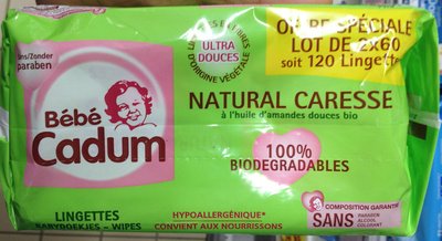 l-oreal, lascad, Bébé Cadum, Cadum Natural caresse à l’huile d’amande douce
