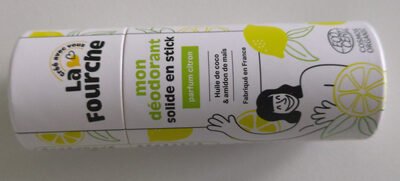 La Fourche Déodorant solide en stick parfum citron