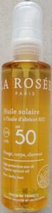 La rosée Huile solaire à l’huile d’abricot bio