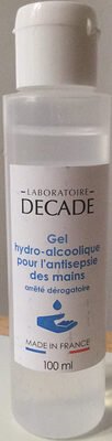 Laboratoire Decade Gel hydro-alcoolique