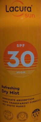 Lacura sun SPF 30 High, Refreshing Dry Mist